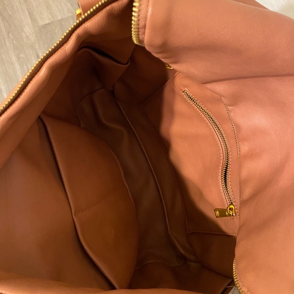 Fawn Design Diaper Bag Pink Faux Leather Gold Hardware Dusty‎ Rose - Picture 4 of 9